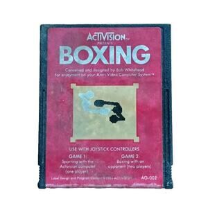 Atari 2600 Game Tested & Working Boxing By Activision- Ships Same Day!
